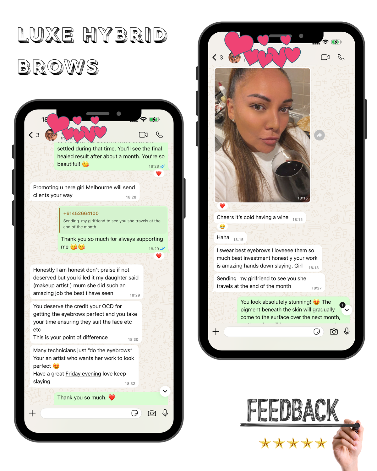 Customer feedback screenshot